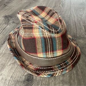 True Religion Multicolor Plaid Hat